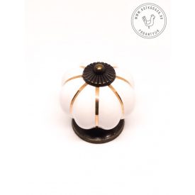 Onion bútorgomb (fehér) 40mm