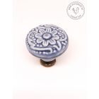 Csipke mintás kerámia bútorgomb