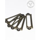 Címkekeret 60 X 17mm (bronz)