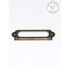 Címkekeret 60 X 17mm (bronz)