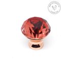 Rose Gold gyémánt bútorgomb (borostyán árnyalat)