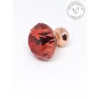 Rose Gold gyémánt bútorgomb (borostyán árnyalat)