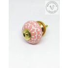 HINDI kerámia bútorgomb (rózsaszín)