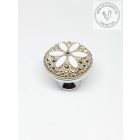 Akril bútorgomb (virág minta)