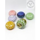 HINDI kerámia bútorgomb (világos zöld)